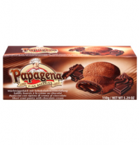 Biscuits fourrés à la crème chocolat 150 g. (18)