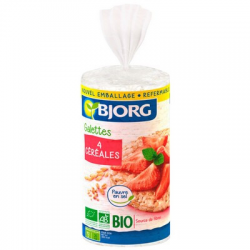 Galettes 4 céréales Bio 130 g. Bjorg (12) Bientôt suppr