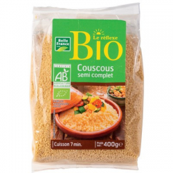 Couscous semi-complet Bio 400 g. BF (10)