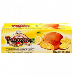 Biscuits fourrés à la crème citron 150 g. (18)