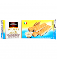 Gaufrettes fourrées crème vanille 250 g. (18)